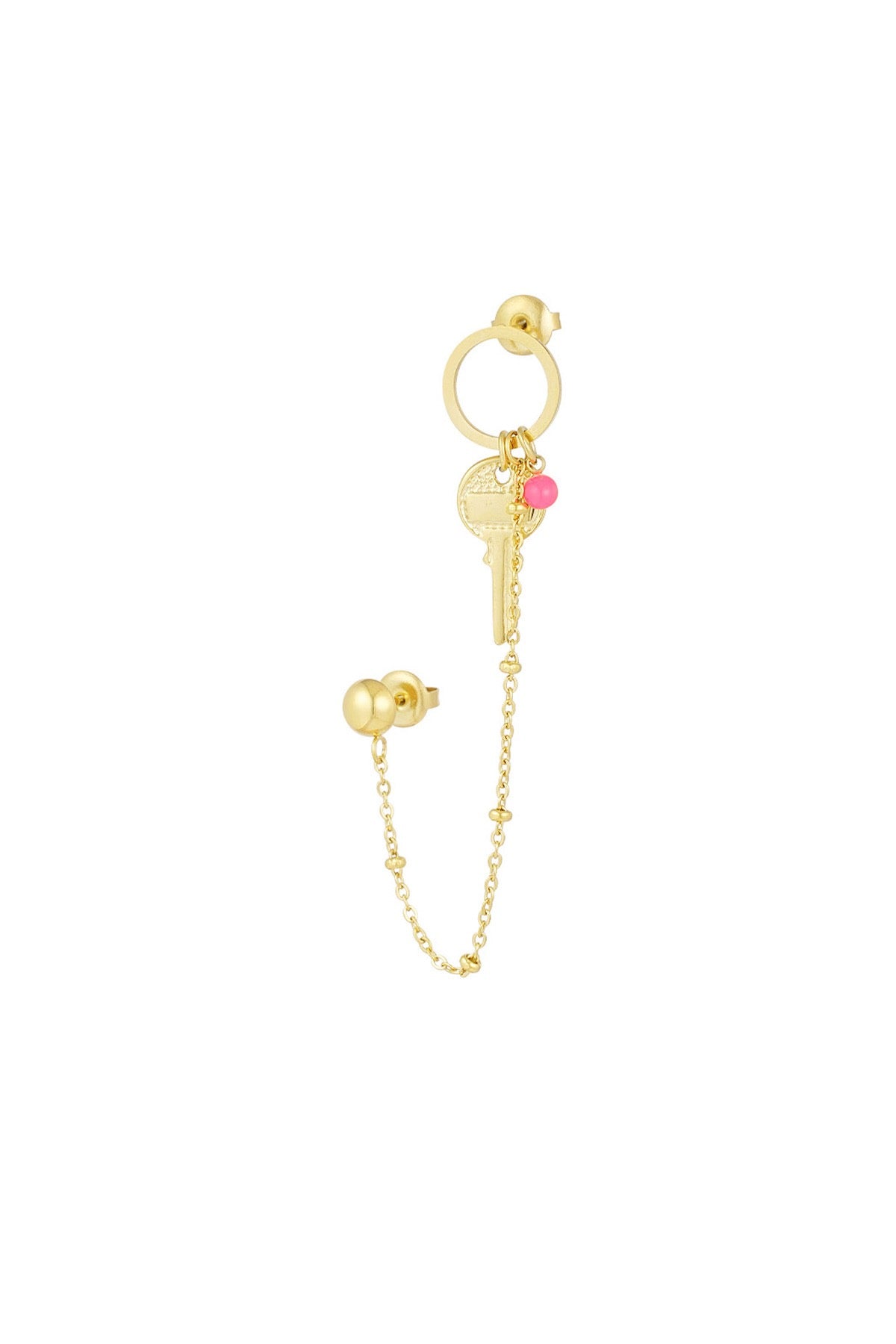 Oorbellen | Key to my heart - Louxx the brand