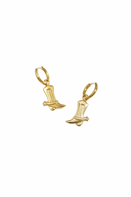 Oorbellen | Cowboy Laars - Louxx the brand