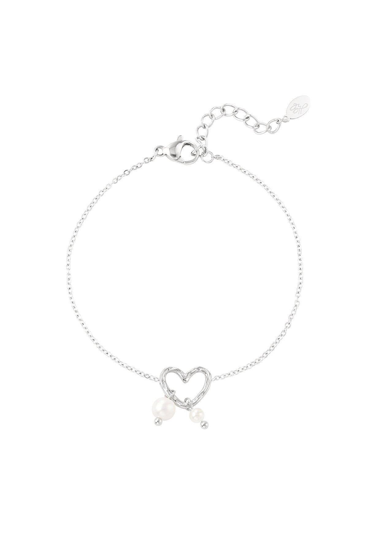Armband | Parel hart - Louxx the brand