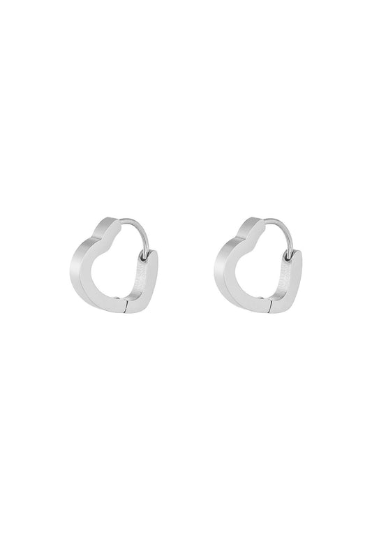 Oorbellen | Basic hart - Louxx the brand