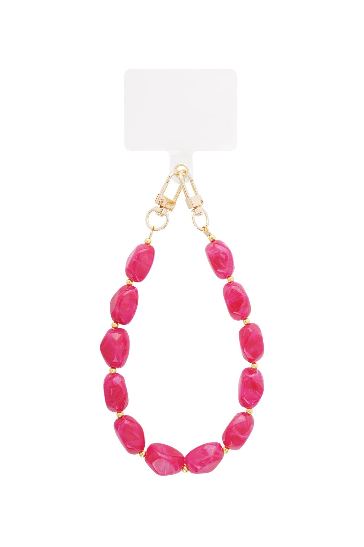 Telefoonkoordje | Marble Beads - Louxx the brand