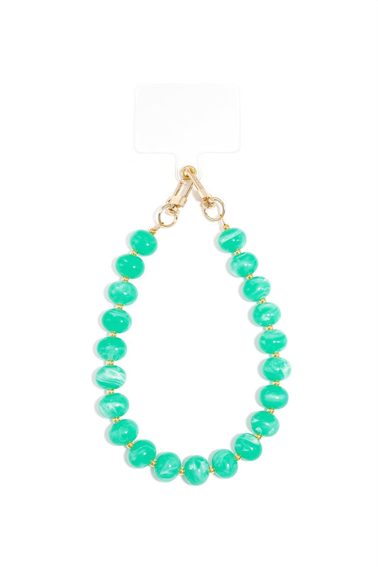 Telefoonkoordje | Swirl Beads - Louxx the brand