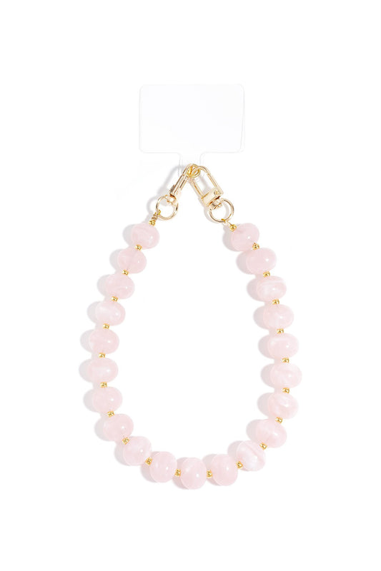 Telefoonkoordje | Swirl Beads - Louxx the brand
