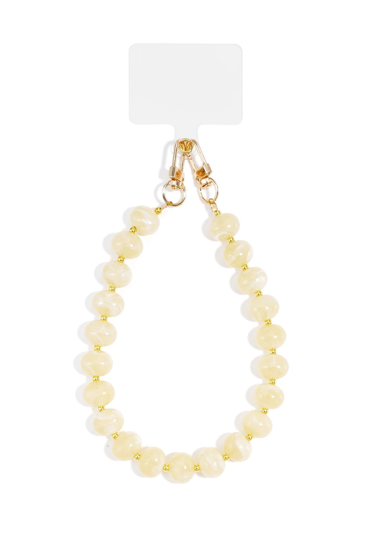 Telefoonkoordje | Swirl Beads - Louxx the brand