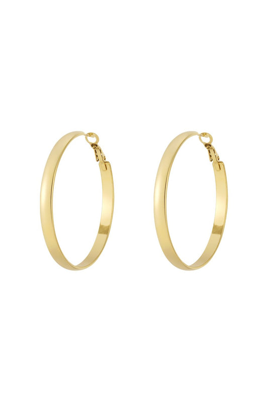 Oorbellen | Hoop thick medium