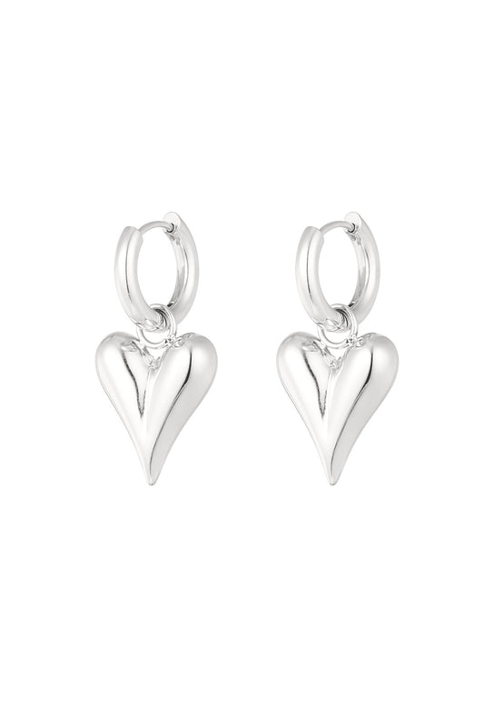 Oorbellen | Hart hanger